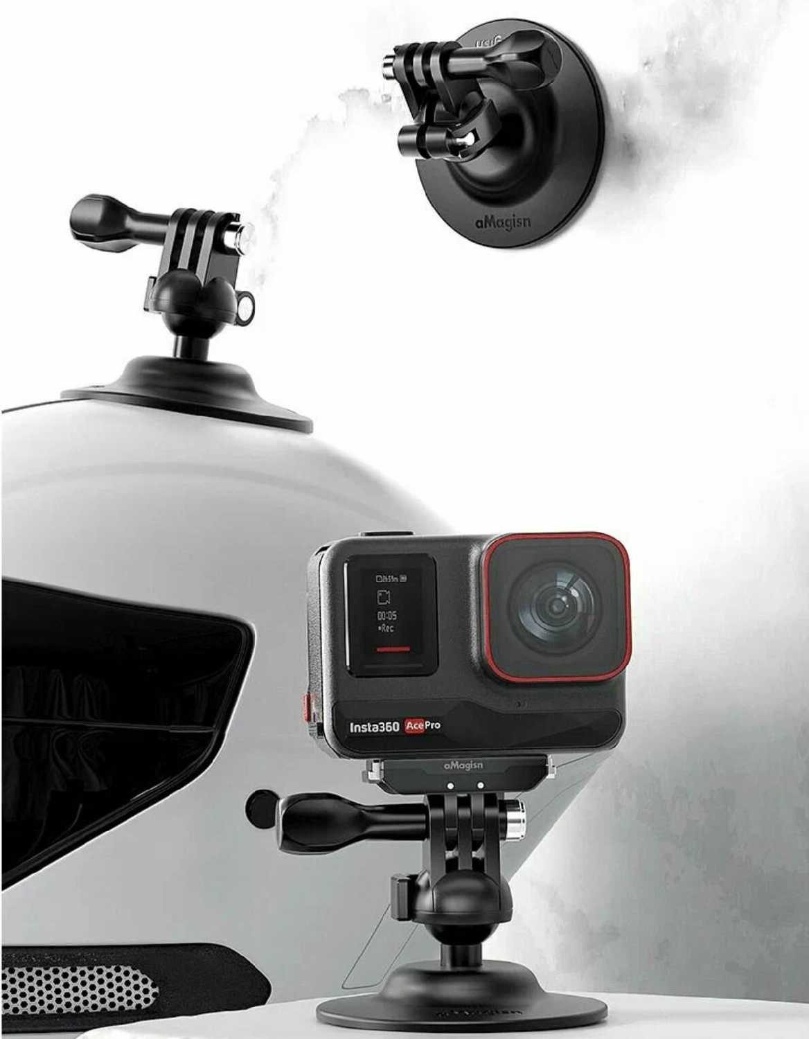 Аксессуар Insta360 Гибкое клейкое крепление на шлем с шарниром 1/4 [для X4/X3, DJI Pocket 2/3] фотография 5