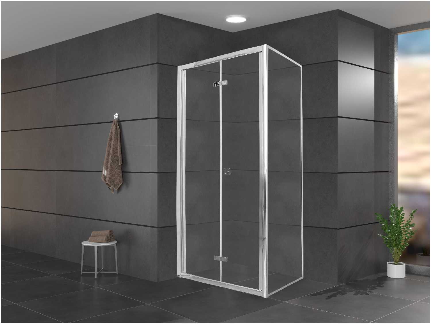 Душевой уголок Cerutti SPA Bella ZQD91T 90см*90см хром фотография 1