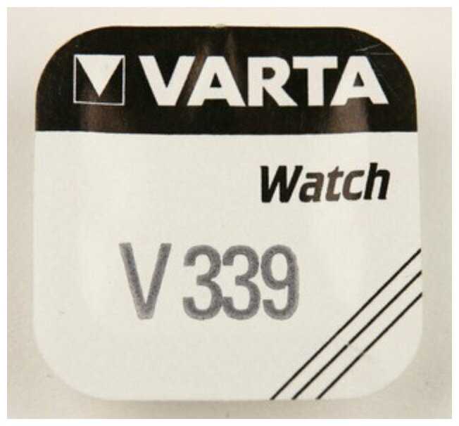 Элемент питания VARTA 339 фотография 2