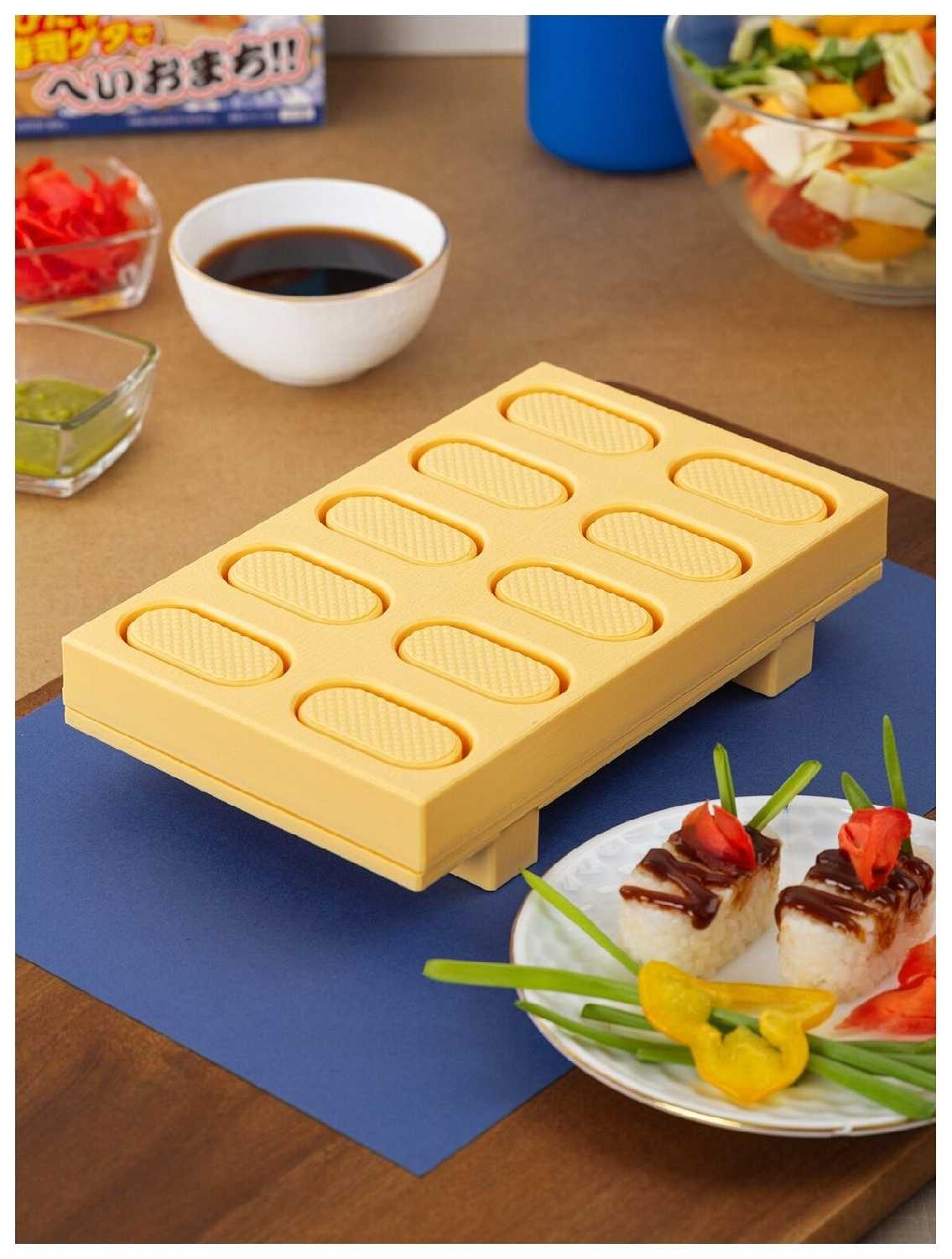 Форма для приготовления суши х10 шт, 20*12,2*4,5 см Akebono фотография 1