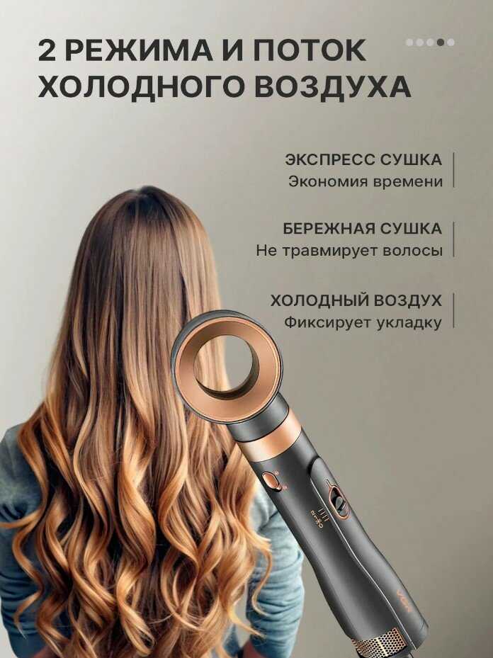 Профессиональный Фен-щетка фотография 5