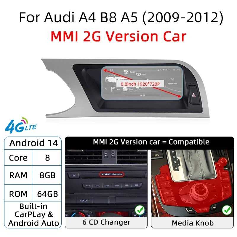 Android Автомобильный мультимедийный плеер (Q8G64) фотография 28