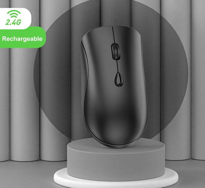 Беспроводная мышь Удобная бесшумная мышка с штатным аккумулятором фотография 4