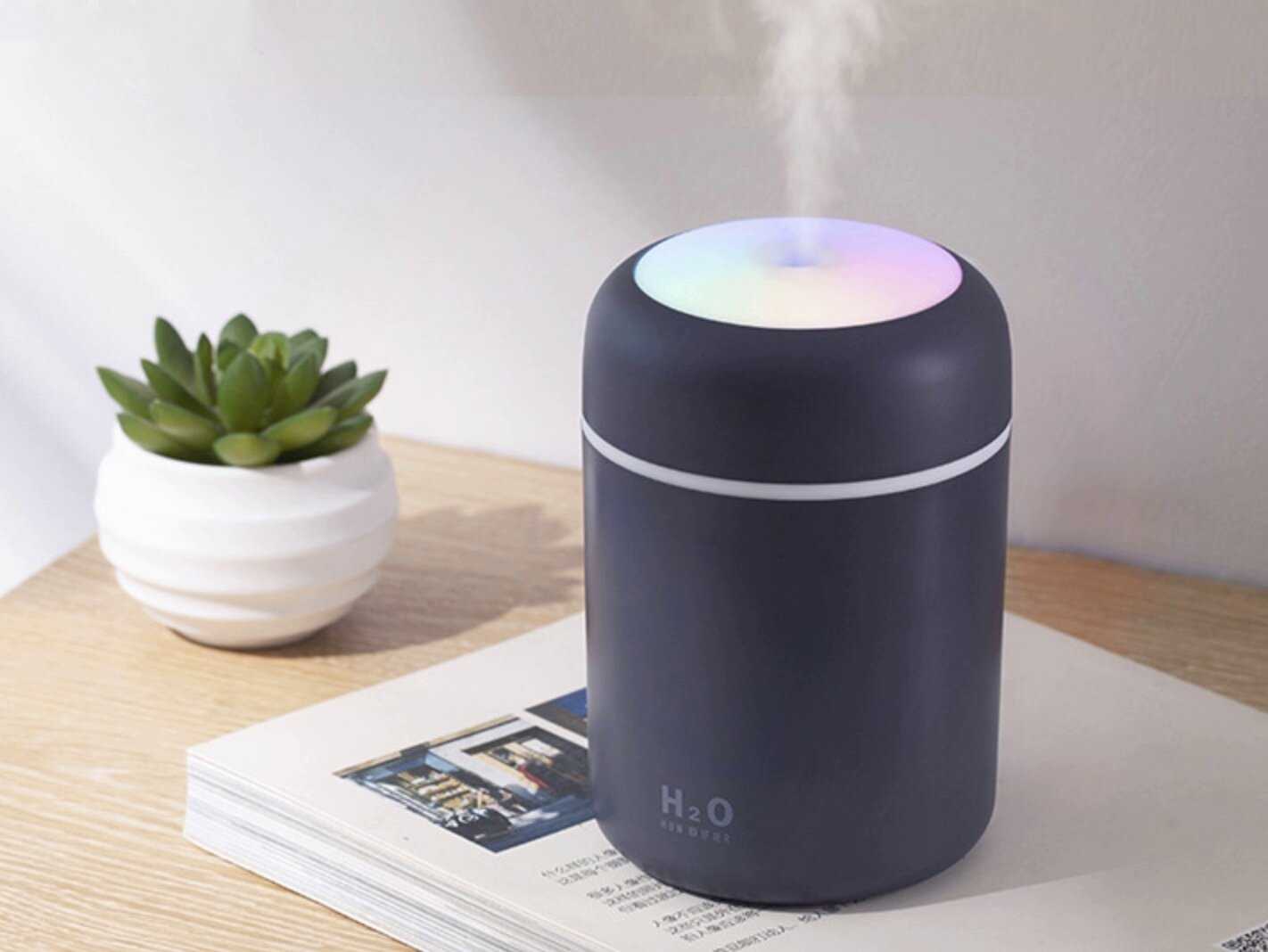 Аромадиффузор-ночник USB Colorful Humidifier H2O фотография 9