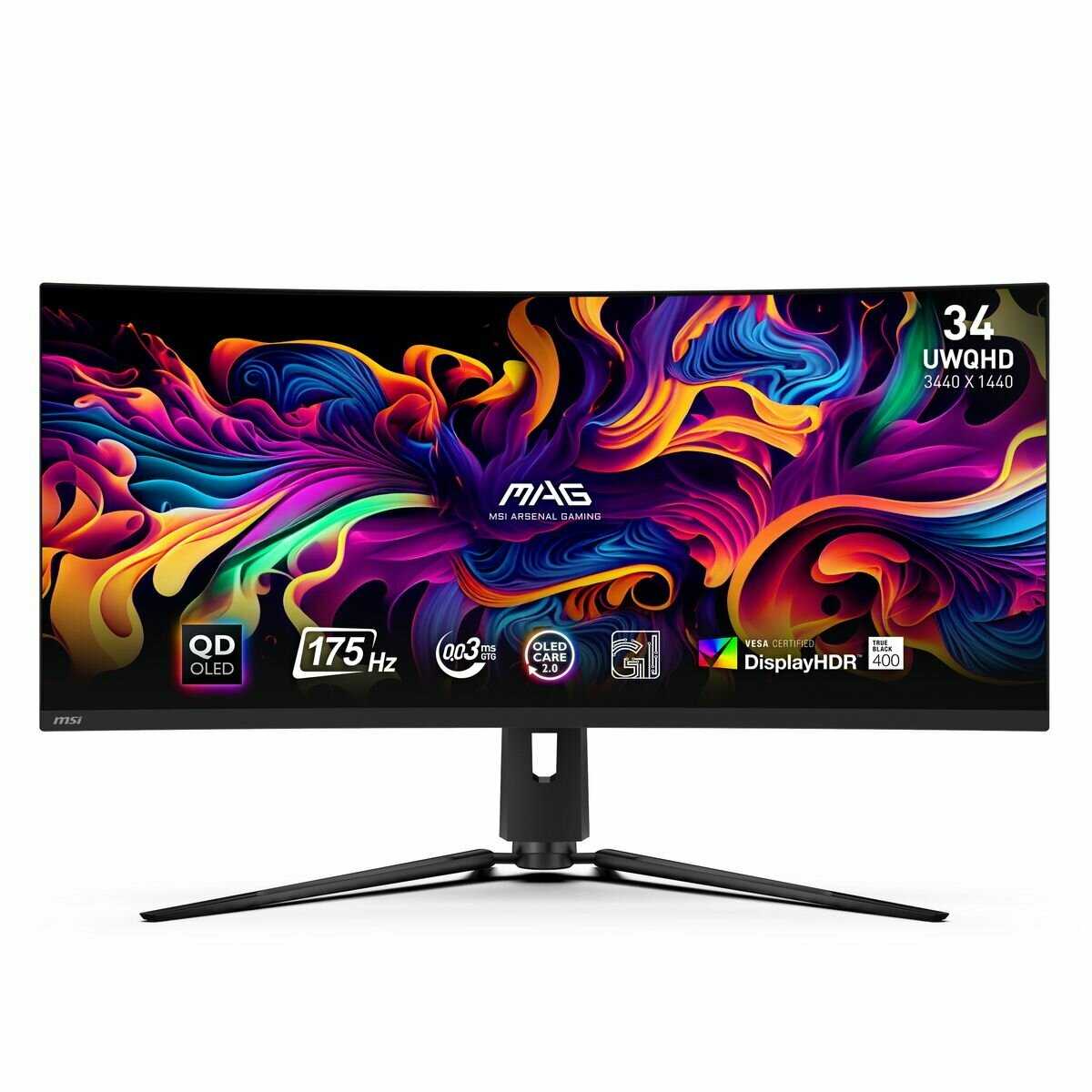 Монитор MSI MAG 341CQP QD-OLED фотография 4