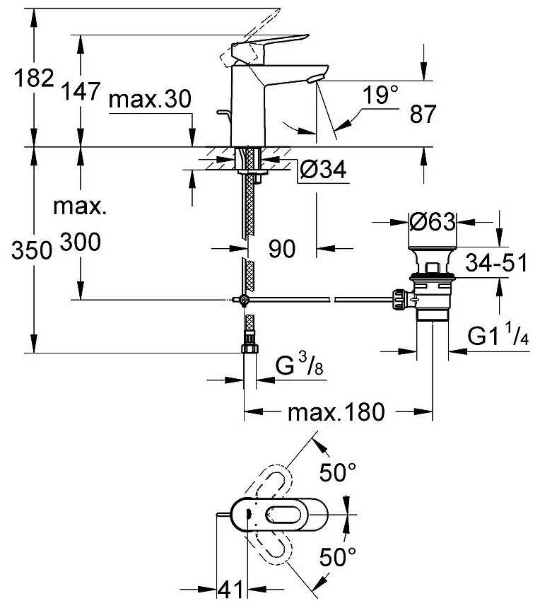 Смеситель Grohe 23335 фотография 15