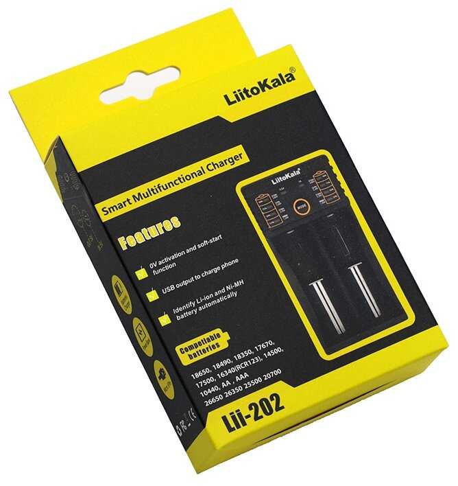 Зарядное устройство LiitoKala Lii-202 фотография 6
