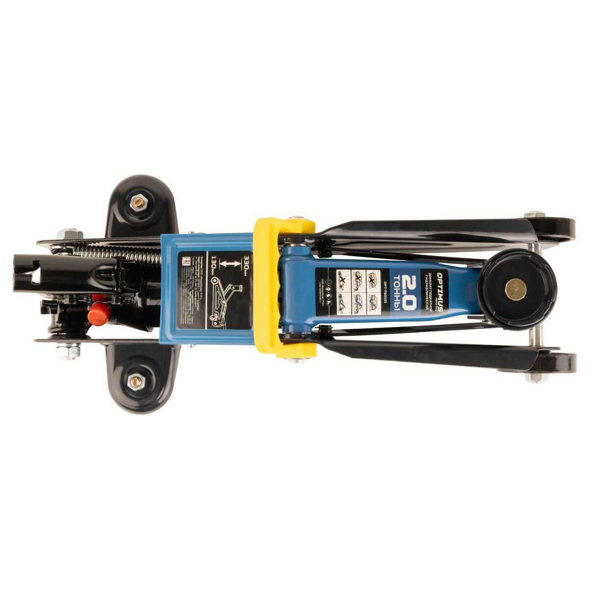 Домкрат подкатной гидравлический низкопрофильный 3 тонны (OPT-7450) фотография 33