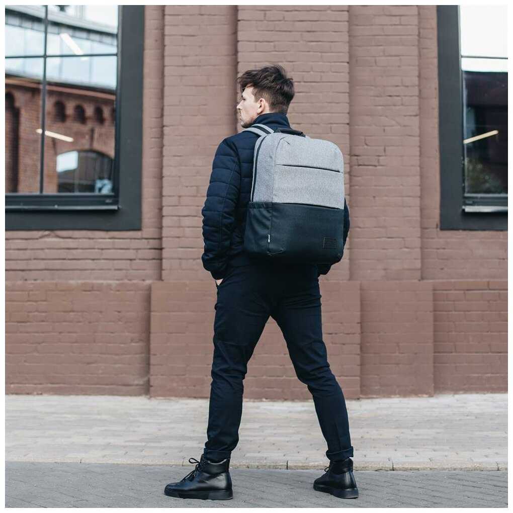 Рюкзак Asgard Р-7863 Серый - Черный фотография 1