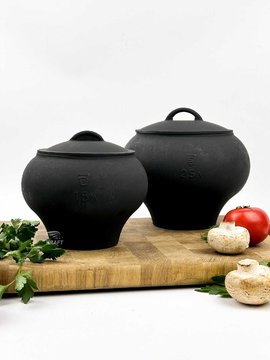 Комплект чугунных горшков Комплект чугунных горшков (2.5 л и 4 л) фотография 31