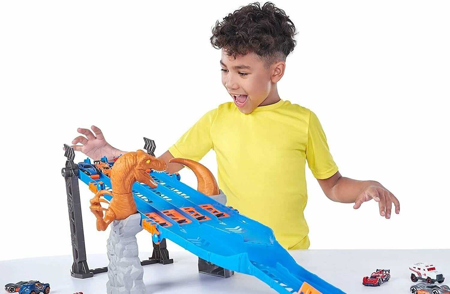 Трек ZURU Metal Machines 4-Lane Raptor Attack (6740) фотография 18