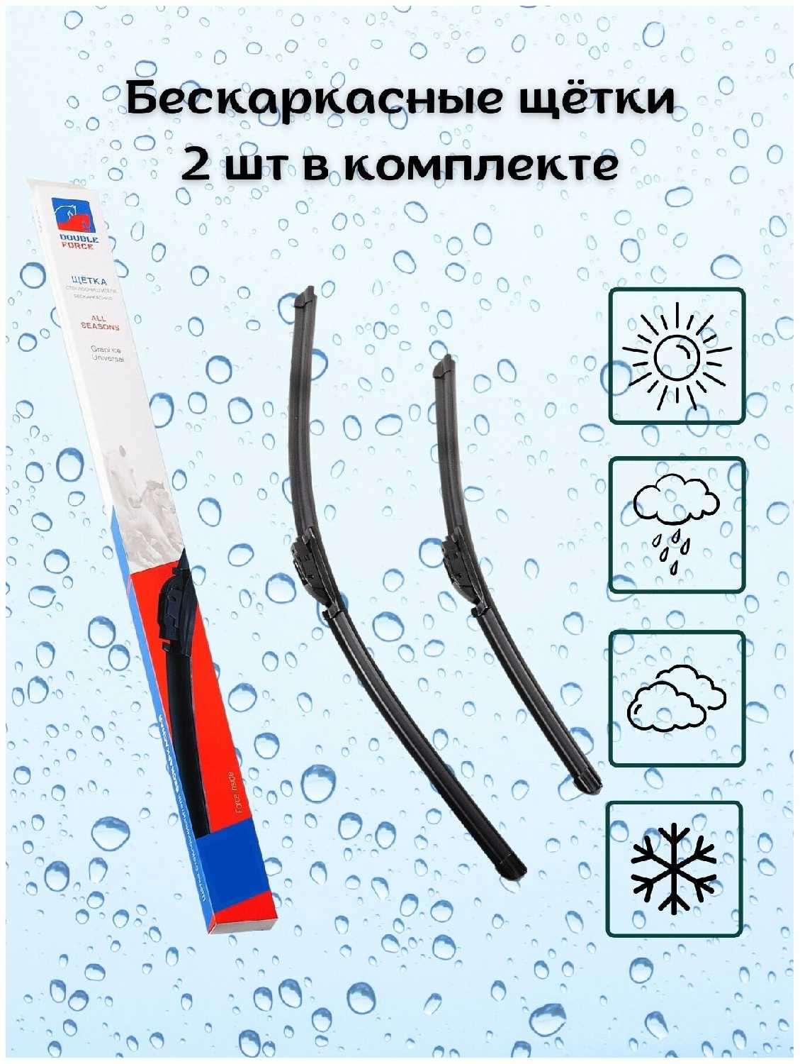 Бескаркасные щетки Citroen Berlingo II (2008 - 2018) (Push Button19mm) фотография 1