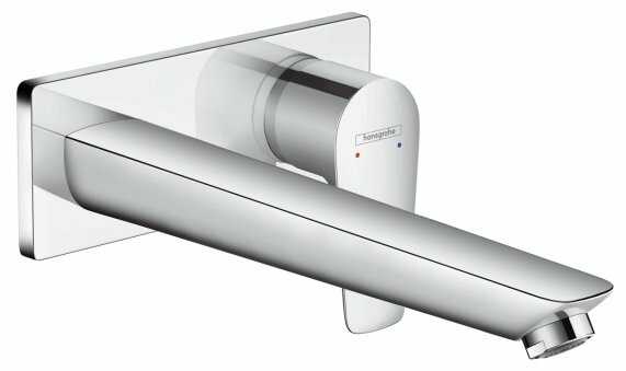 Смеситель для раковины (умывальника) hansgrohe Talis E 71734000 + 13622180, рычажный
