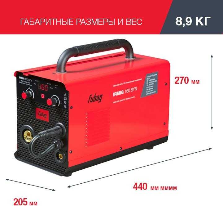 Сварочный полуавтомат Fubag IRMIG 160 SYN фотография 5
