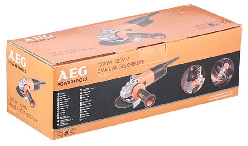 Аккумуляторная УШМ AEG WS 10-125 (4935451301) фотография 14