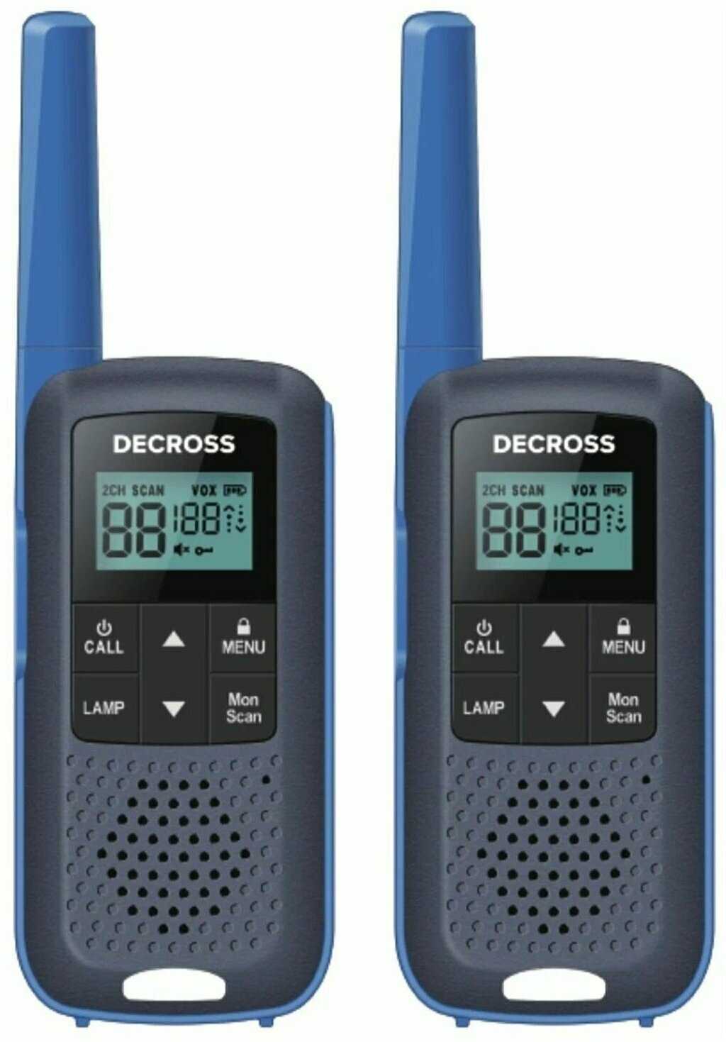 Комплект из двух радиостанций Decross DC63 Twin (EU) с Зарядным устройством фотография 27