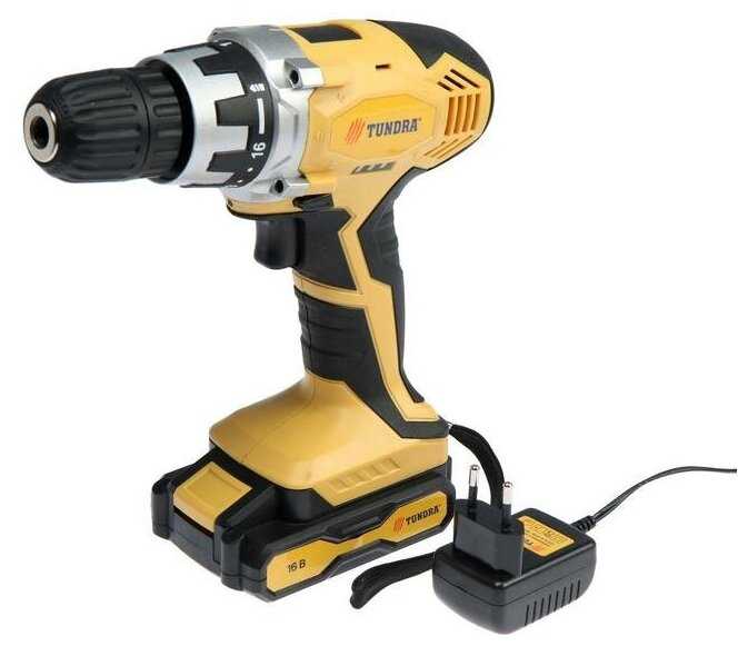 Аккумуляторный шуруповерт Тундра 5437470 фотография 1