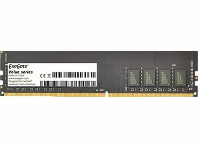 Оперативная память ExeGate Value 4 ГБ DDR4 DIMM CL17 (EX283084RUS) фотография 6