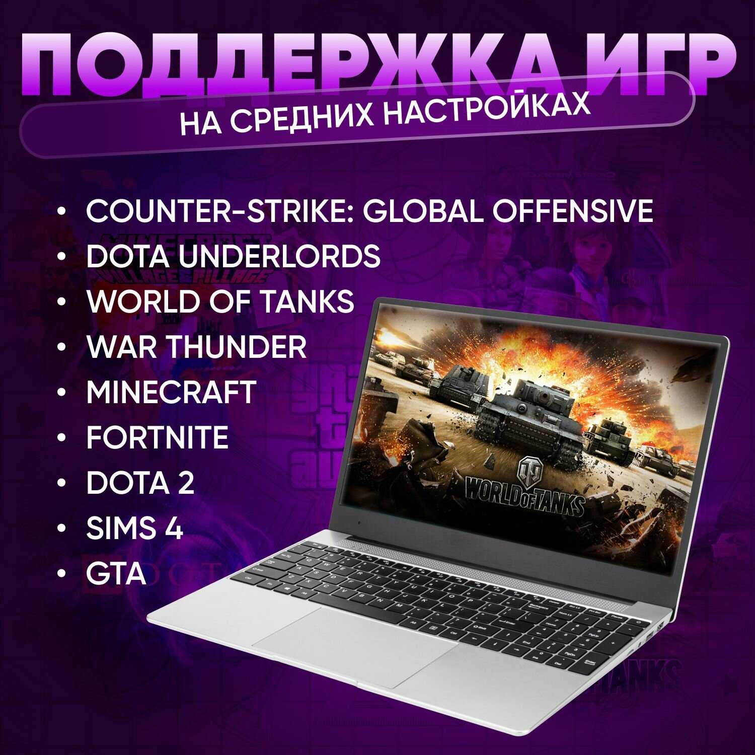 Ноутбук Like Smart Intel N5095, 16GB RAM, 512GB SSD, FullHD IPS 15.6' фотография 10