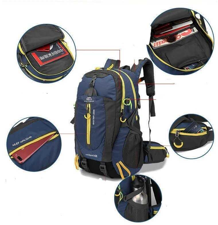 Туристический рюкзак 40 литров фотография 7