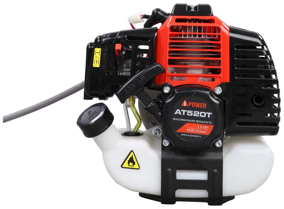 Триммер бензиновый для дачи A-iPower AT520T 1900 Вт фотография 2