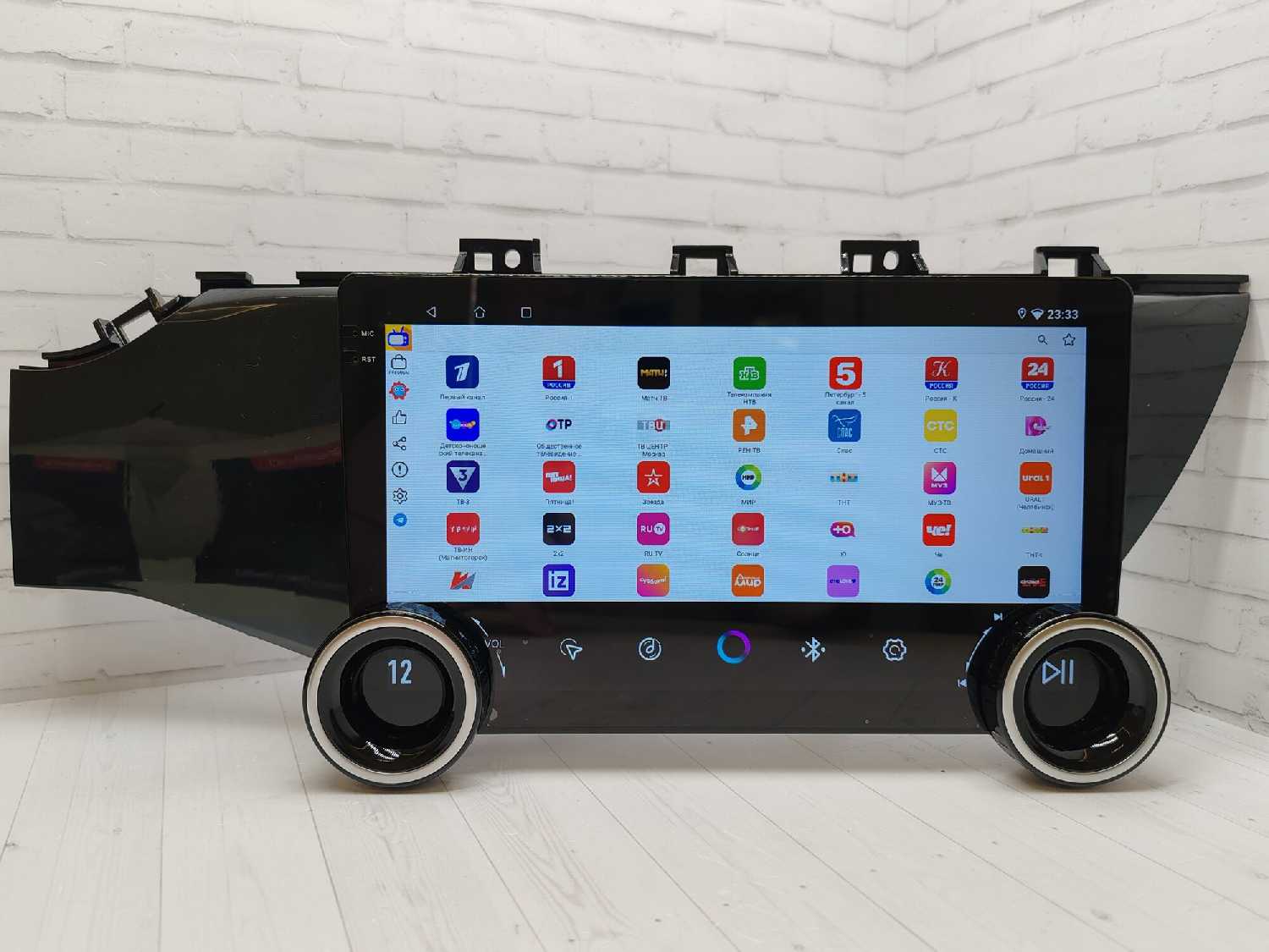 Магнитола Kia Магнитола с крутилками (андроид 13, QLED экран 10') фотография 8