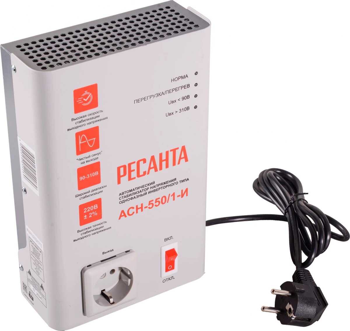 Стабилизатор Ресанта АСН-350/1-И фотография 1