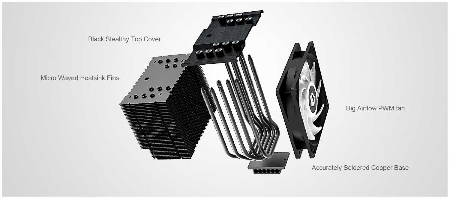 Кулер для процессора ID-COOLING SE-226-XT ARGB фотография 12