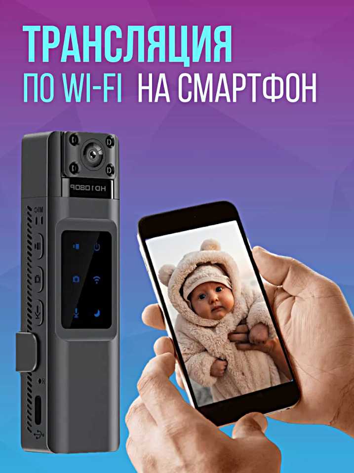 Экшн-камера Миниатюрная нагрудная камера 1080p фотография 3