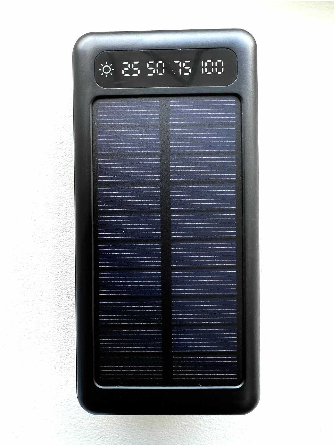 Внешний аккумулятор Powerbank 50000 mAh с солнечной батареей