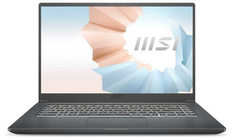 Ноутбук MSI Modern 15 A11SBU-836RU (1920x1080, Intel Core i7 2.9 ГГц, RAM 8 ГБ, SSD 512 ГБ, GeForce MX450, Win10 Home)