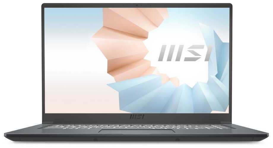 Ноутбук MSI Modern 15 A11SBU-836RU (1920x1080, Intel Core i7 2.9 ГГц, RAM 8 ГБ, SSD 512 ГБ, GeForce MX450, Win10 Home) фотография 1
