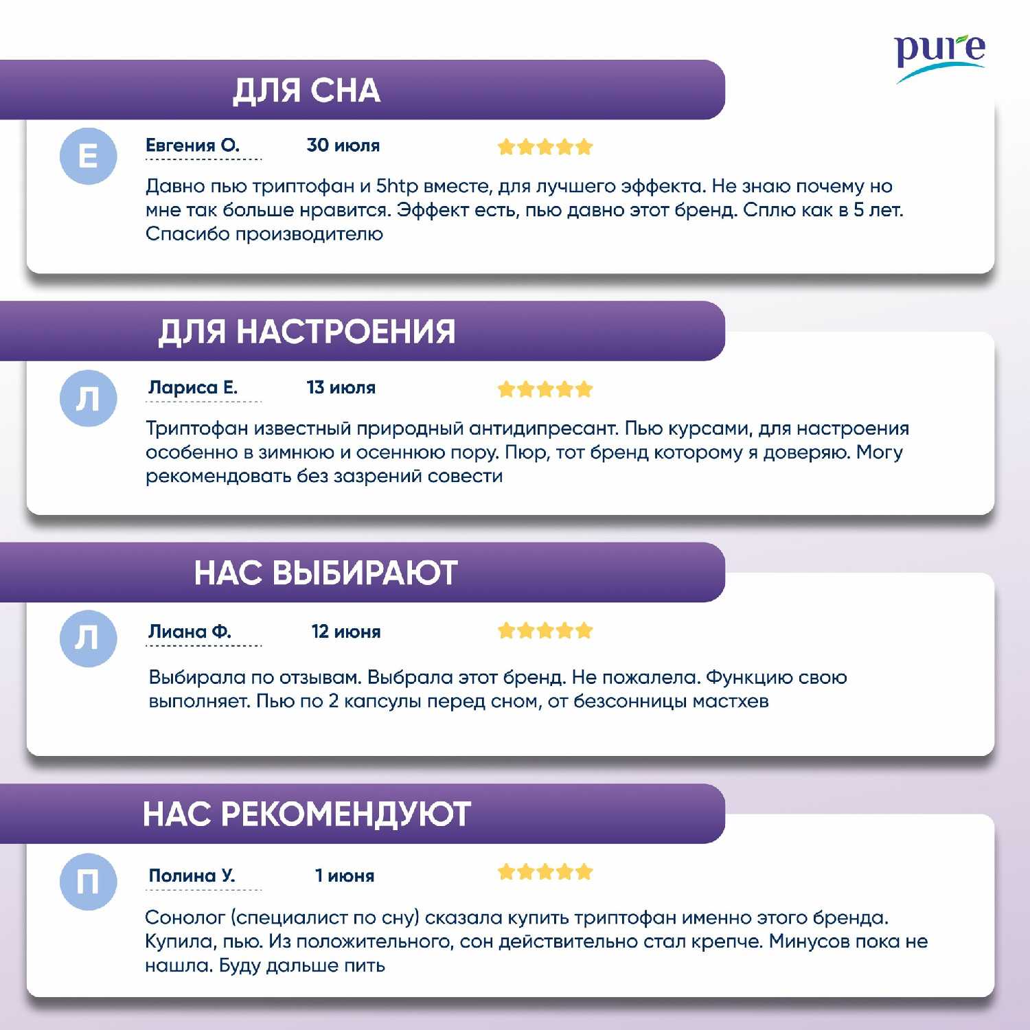Аминокислота L-триптофан PURE (500мг) фотография 15
