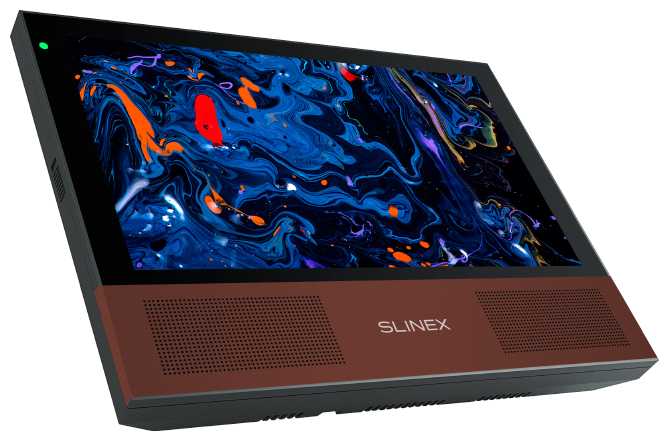 Видеодомофон Slinex Sonik 10 Чёрный + Розовое Золото или Марсала фотография 5