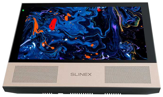 Видеодомофон Slinex Sonik 10 Чёрный + Розовое Золото или Марсала фотография 6
