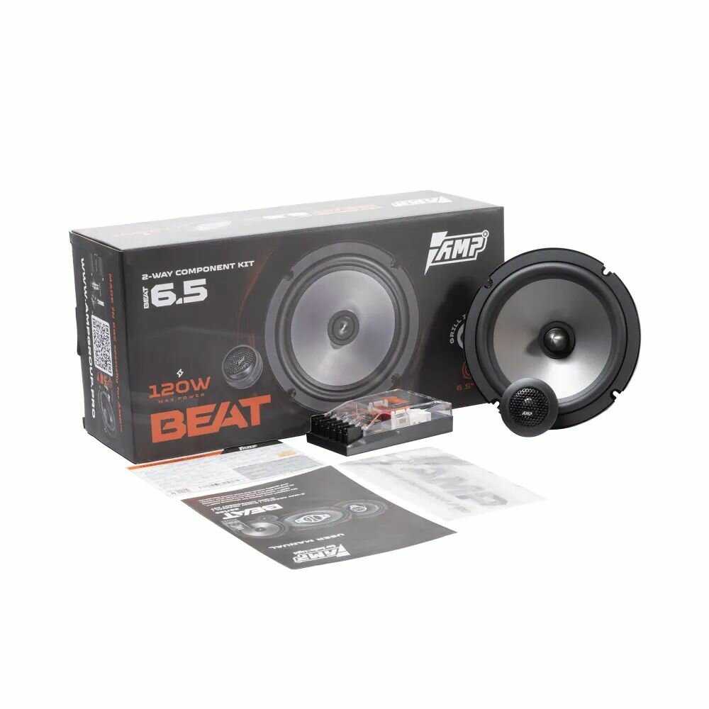 Комплект акустики Beat Комплект акустики 16см в 4 двери + Усилитель + Провода фотография 10
