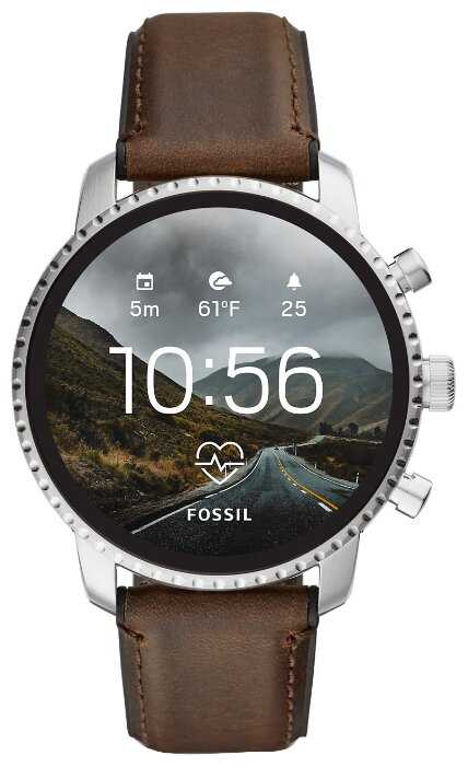 Умные часы FOSSIL Gen 4 Smartwatch Explorist HR (leather) фотография 10