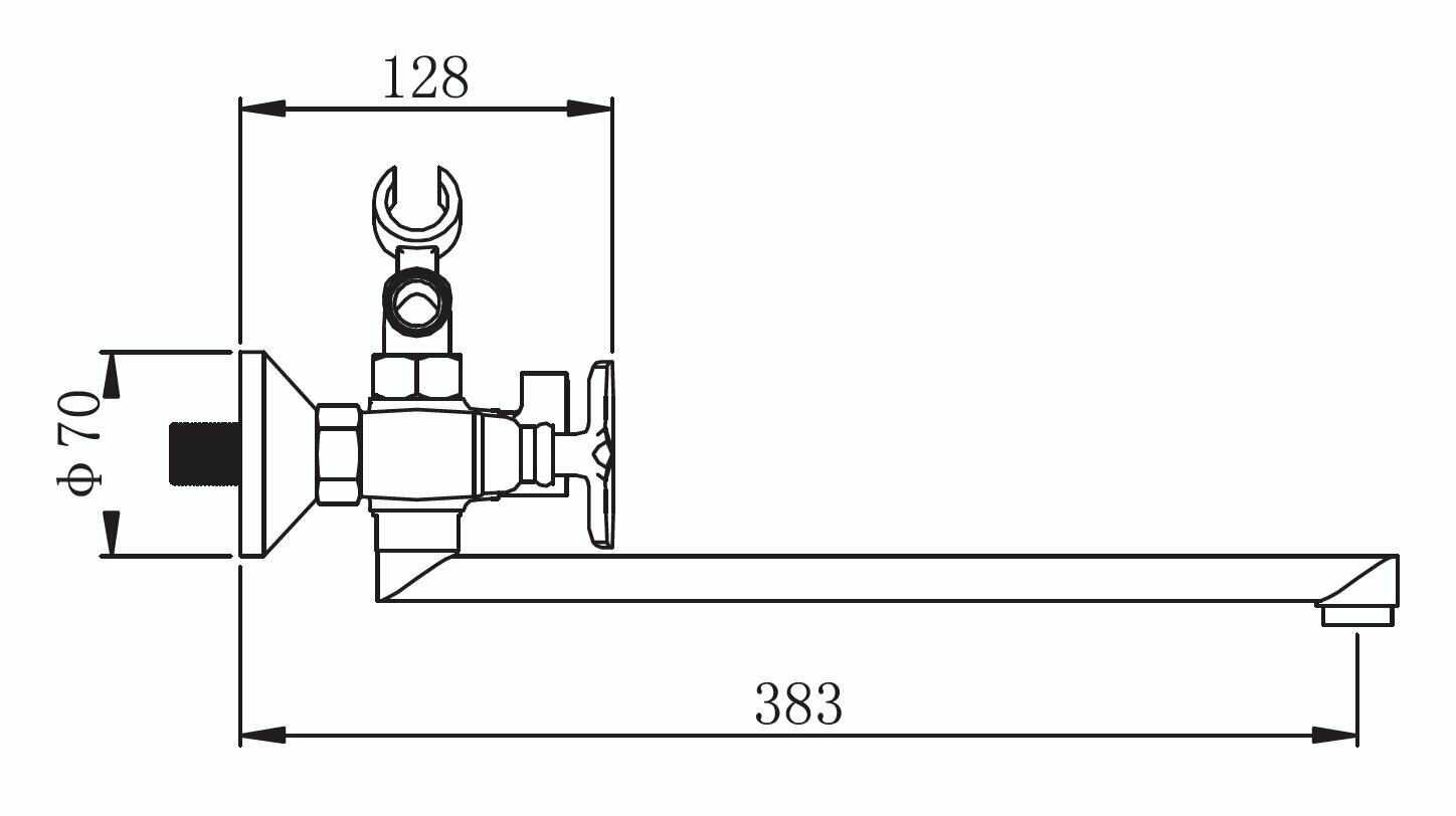 Смеситель Potato P22292BL фотография 5