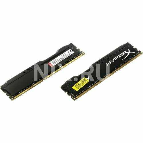 Оперативная память HyperX Fury 16 ГБ (8 ГБ x 2 шт.) DDR3 DIMM CL9 (HX313C9FBK2/16) фотография 3