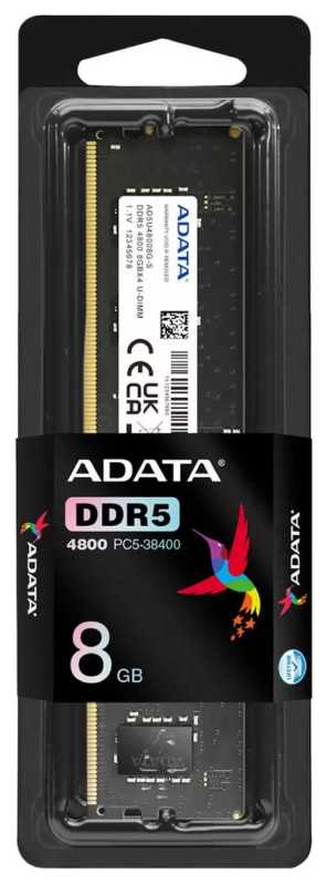 Модуль памяти ADATA 8GB DDR5 4800 UDIMM (AD5U48008G-S) фотография 6