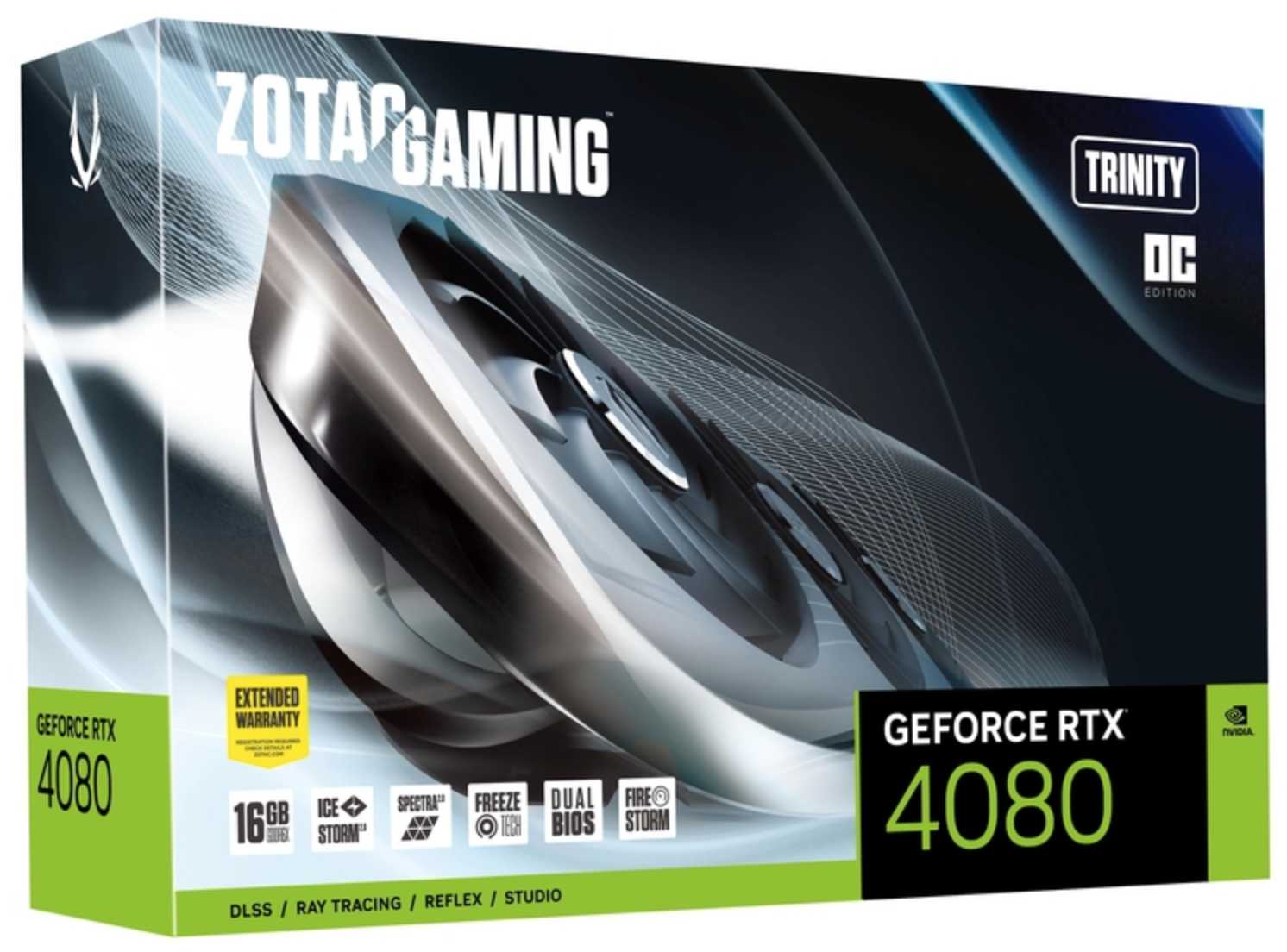 Видеокарта ZOTAC GeForce RTX 4080 16Gb Trinity OC (ZT-D40810J-10P) фотография 6