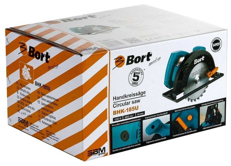 Дисковая пила Bort BHK-185U фотография 7