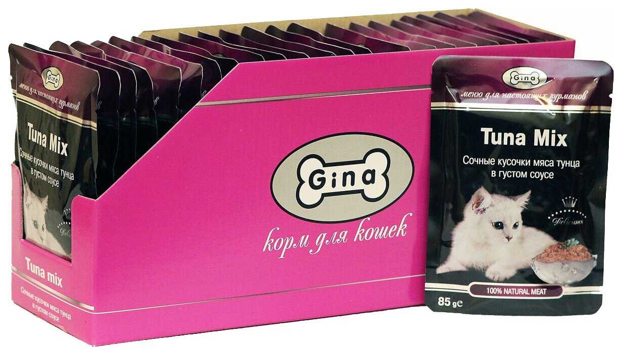 Корм для кошек Gina с тунцом фотография 18