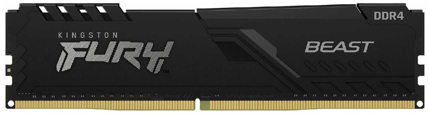 Оперативная память Kingston FURY Beast 8 ГБ DDR4 DIMM CL19 (KF437C19BB/8)