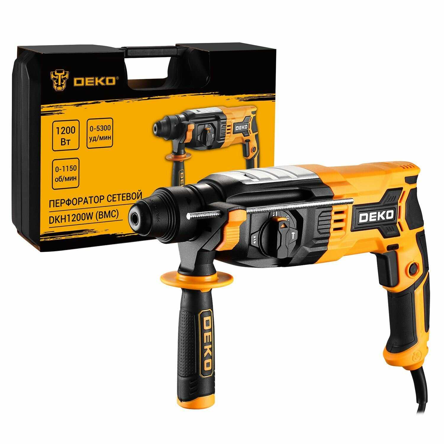 Перфоратор сетевой DEKO DKH1200W