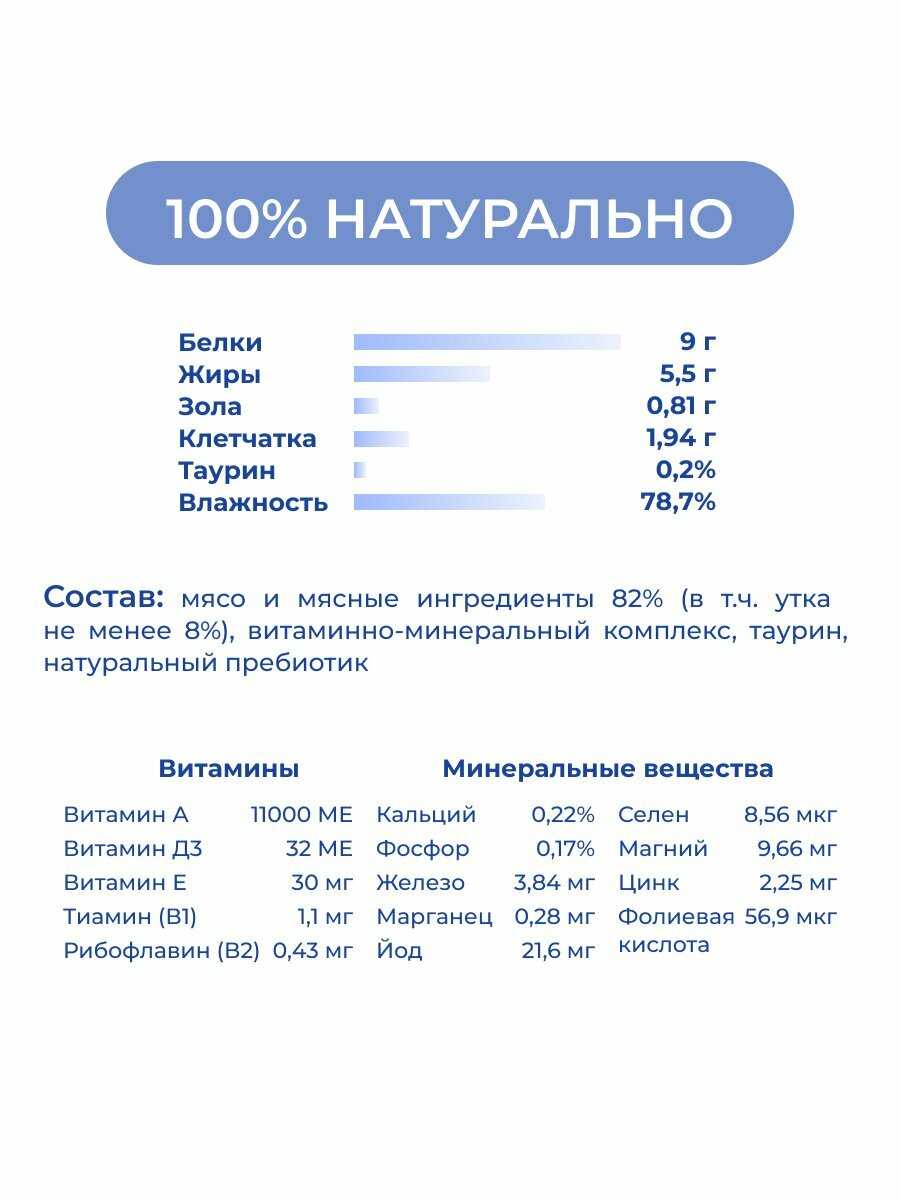 Jarvi мясной паштет с уткой (100 г) фотография 3