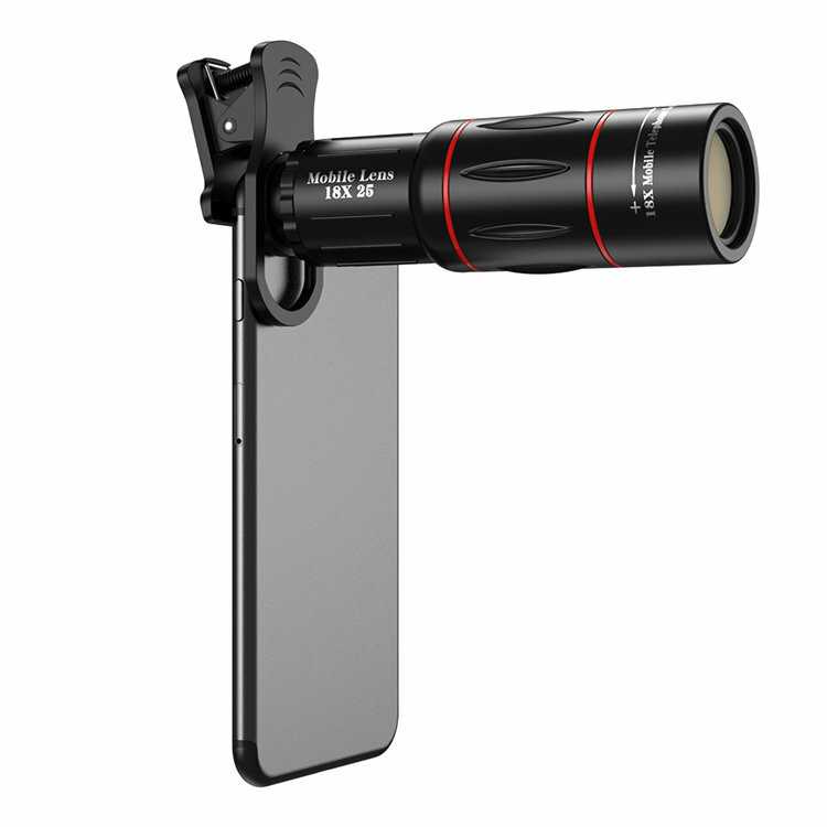 Комплект объективов Apexel 18x Telephoto 5-in-1 Kit (APL-T18XBZJ5) фотография 1