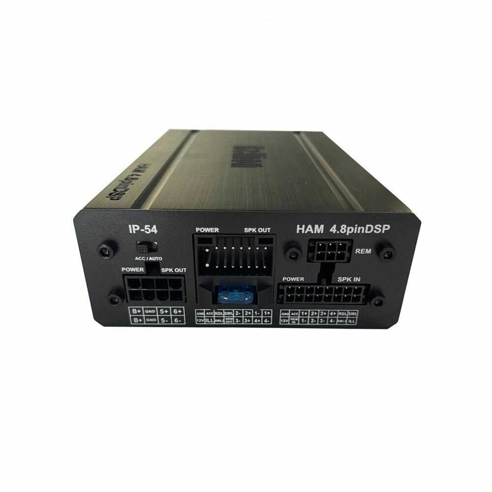 Усилитель автомобильный Hellion HAM4.8Pin DSP / процессор / (6 каналов усилитель/8 каналов процессор) фотография 1