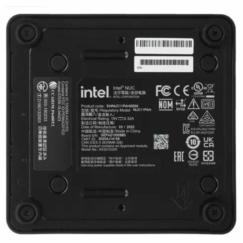 Неттоп Intel Intel NUC (NUC11PAHI50Z00) фотография 4