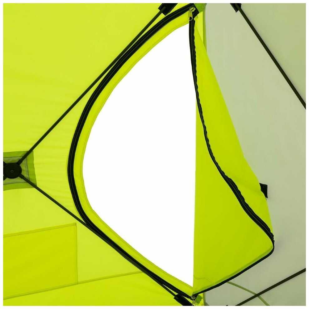 Зимняя платка Куб Premier Fishing 1,5х1,5 м (PR-ISC-150YLG) фотография 6